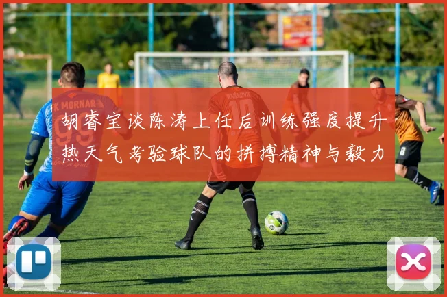 胡睿宝谈陈涛上任后训练强度提升热天气考验球队的拼搏精神与毅力